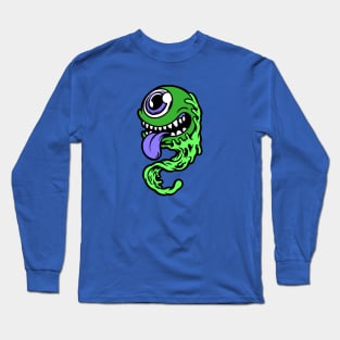 Cartoon One-Eyed Monster Long Sleeve T-Shirt